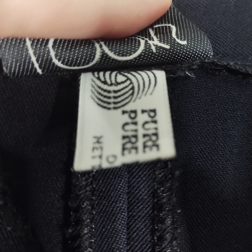 Vintage Wool Pants with "Leather" trim - Picture 9 of 12
